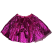 C81813 - SAIA TULE ADULTA COM ESCAMA  40cm CORES SORTIDAS