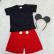 Fantasia Ratinho Baby Camiseta e Bermuda F500