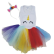 F112/ F113 - Fantasia Unicórnio Infantil Body e Saia