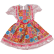 J204 - Vestido Caipira Luxo em Cetim Infantil