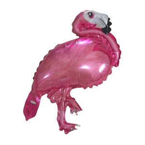 C142 - Balão Metalizado Flamingo 28cm      