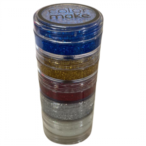 C2005 - Glitter Cremoso Kit 5 Cores 100% Vegano      
