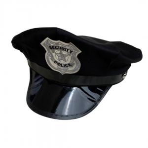 C635 - QUEPE POLICIAL INFANTIL COM EMBLEMA 24 x 23 cm      