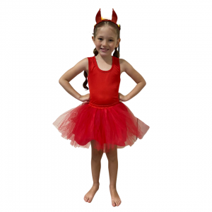 F337 - DIABINHA BODY E SAIA HALLOWEEN INFANTIL      