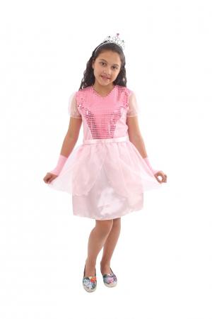 F506/ F507 - Fantasia Princesa Infantil 100% Poliéster     