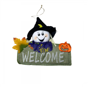 H20425- PLACA WELCOME HALLOWEEN 3 MODELOS      