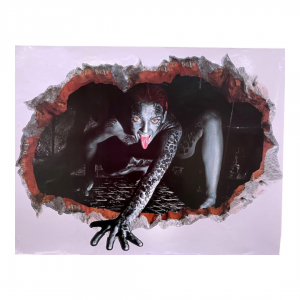 H72155 - ADESIVO REALISTA PAREDE QUEBRADA DE HALLOWEEN 45 X 60 cm      