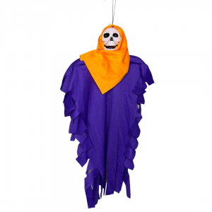 H8405 - BONECO DE PENDURAR HALLOWEEN 45 X 20 cm 3 CORES SORTIDOS      