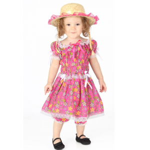 J220 - Vestido Heloísa Baby com Bermuda