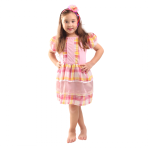 J207 - Vestido Laura sem Bermuda Infantil      