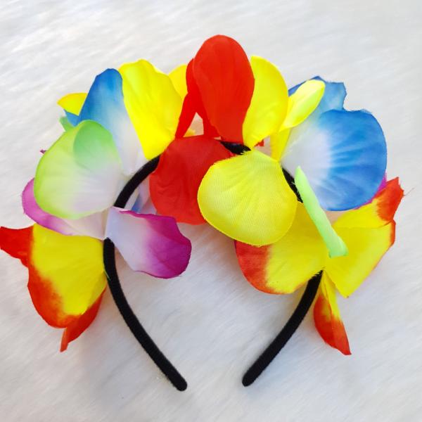 Tiara Havaina Flores Luxo C14013 Magedu Comércio e Confecção LTDA